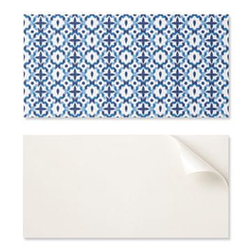 COLORAY Samolepilne vinilne ploščice - geometrijski cvetlični vzorec, dekoracija 10x40x20 cm