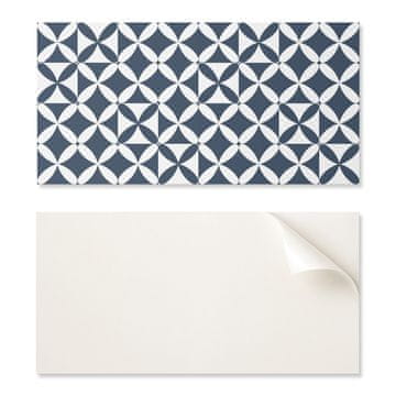 COLORAY Samolepilna vinilna plošča s potiskom za dnevno sobo 120x60 cm geometrijski cvetlični vzorec