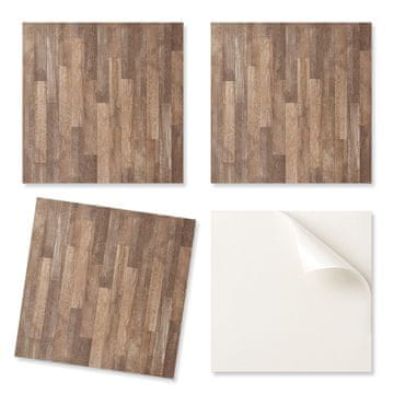 COLORAY Enostavna montaža vinilnih ploščic z vzorcem za tla 9x30x30 cm