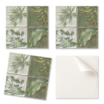 COLORAY Komplet vinilnih ploščic z vzorcem, samolepilnih za spalnico, listi na ploščicah 20x20x20 cm