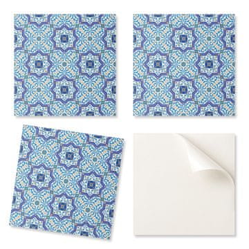 COLORAY Vinilne ploščice s potiskom - vzorec za dekoracijo spalnice z okrasnimi motivi 20x20x20 cm