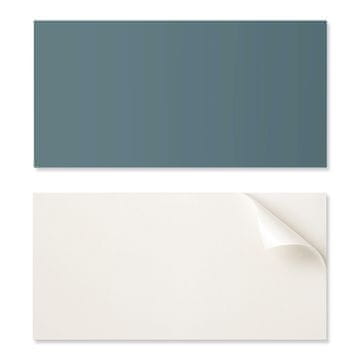 COLORAY Vinilna dekoracija s potiskom za montažo brez orodja, temno morska barva, 10x40x20 cm