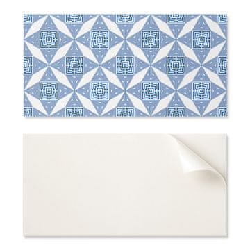COLORAY Samolepilna vinilna kuhinjska plošča 120x60 cm z geometrijskim mrežastim vzorcem