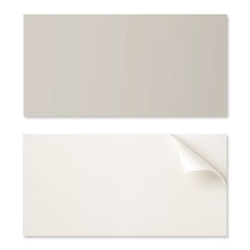 COLORAY Vinilna dekorativna plošča z grafiko za kuhinjo ali kopalnico 100x50 cm svetlo kremne barve