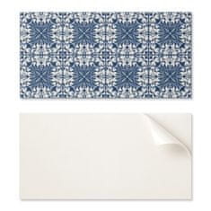 COLORAY Dekorativne samolepilne vinilne ploščice s cvetličnim vzorcem na ozadju 10x40x20 cm
