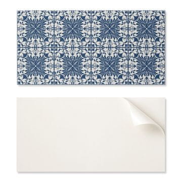 COLORAY Dekorativne samolepilne vinilne ploščice s cvetličnim vzorcem na ozadju 10x40x20 cm