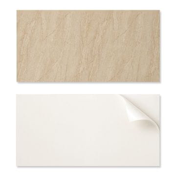 COLORAY Vinilna dekoracija s potiskom za montažo brez orodja 100x50 cm vzorec imitacije marmorja