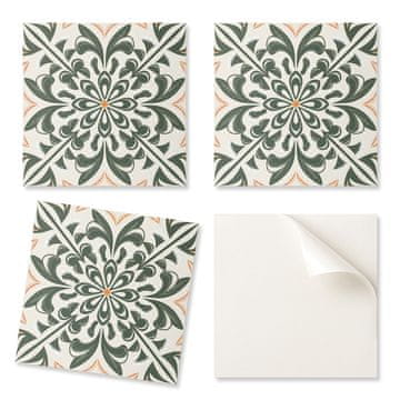 COLORAY PVC stenske ploščice z vzorcem za dekoracijo sobe s cvetličnim vzorcem in listi 20x20x20 cm
