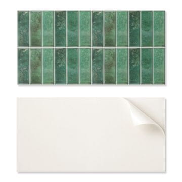 COLORAY Samolepilna vinilna plošča z dekorativnim tiskom 100x50 cm navpične ploščice
