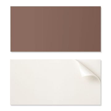 COLORAY Samolepilne vinilne ploščice - dekoracija s potiskom, rjava barva 10x40x20 cm