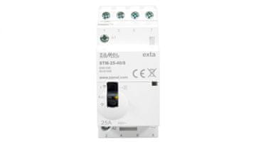 Zamel Modularni kontaktor z ročnim upravljanjem za montažo 25A 4Z 230V AC STM-25-40/S EXT10000314