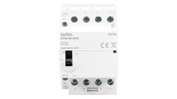 Zamel Modularni kontaktor z ročnim upravljanjem za montažo 40A 4Z 230V AC STM-40-40/S EXT10000315