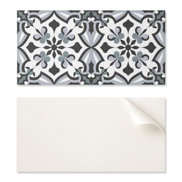COLORAY Samolepilna vinilna stenska dekoracija za notranjost 100x50 cm eleganten rastlinski vzorec