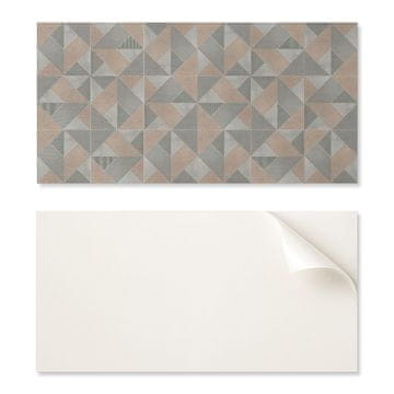 COLORAY Dekorativna samolepilna vinilna stenska plošča 100x50 cm z geometrijskim trikotnim vzorcem