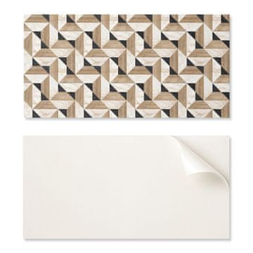 COLORAY Dekorativna samolepilna vinilna stenska plošča 120x60 cm z geometrijskim trikotnim vzorcem