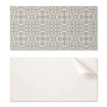 COLORAY Samolepilna vinilna kuhinjska plošča 100x50 cm z vzorcem in geometrijskimi motivi