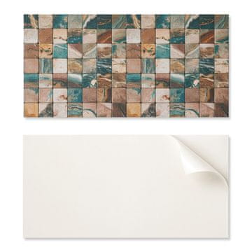 COLORAY Samolepilni mozaik iz vinilnih ploščic s kamnitimi ploščicami 10x40x20 cm