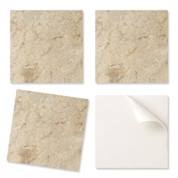 COLORAY Samolepilne vinilne ploščice s potiskom, vzorec naravnega kamna 9x30x30 cm
