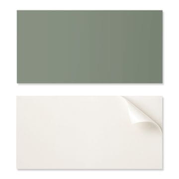 COLORAY Dekorativna samolepilna vinilna plošča - za hodnik 100x50 cm olivne barve