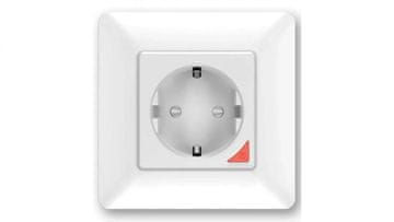 Extralink Pametna vtičnica SMART LIFE STENSKA VTIČNICA 230V + ENOJNI OKVIR WIFI 1xUSB A 1xUSB C bela EX.35717