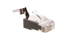 RJ45 vtič 8P8C kat. 6A univerzalni, zaščiten za kable AWG 22-24 X-ML-6F-OD-IMP /100 kosov/