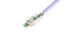 RJ45 (8P8C) prehodni vtič cat.5e nezaščiten AWG 26-24 /vrečka vsebuje 100 kosov/X-ML-5U-EZ