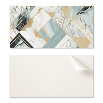 COLORAY Paket tiskanih vinilnih ploščic z geometrijskimi marmornimi vzorci 10x40x20 cm