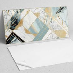 COLORAY Paket tiskanih vinilnih ploščic z geometrijskimi marmornimi vzorci 10x40x20 cm