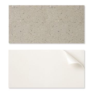 COLORAY PVC plošča z motivom, enostavna dekoracija za jedilnico 100x50 cm, tekstura kamna z delci