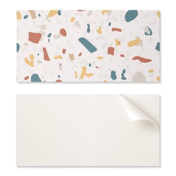 COLORAY Dekorativna plošča z grafiko, 100x50 cm, abstraktni vzorec z oblikami