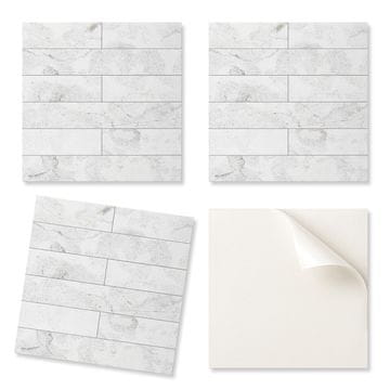 COLORAY Paket samolepilnih vinilnih ploščic, marmorni vzorec, 20x20x20 cm