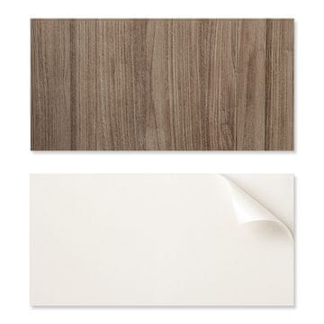 COLORAY Paket PVC ploščic z vzorcem, samolepilnih za spalnico, naravna tekstura lesa, 10x40x20 cm