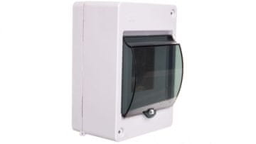 Elektro-Plast Modularna razdelilna omarica 1x4 nadometna IP30 mini S-4 z dimnim pokrovom (N+PE) 2304-11
