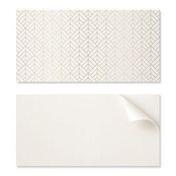 COLORAY Komplet samolepilnih vinilnih ploščic s potiskanim 3D vzorcem listov 10x40x20 cm