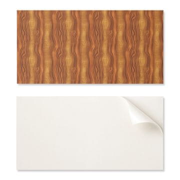 COLORAY Komplet vinilnih ploščic z dekorjem lesa za kuhinjo ali kopalnico 10x40x20 cm