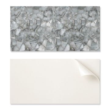 COLORAY Pripravljene za montažo tiskane vinilne ploščice Kamniti mozaik z žilami 10x40x20 cm