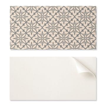 COLORAY Dekorativne vinilne stenske ploščice s cvetličnim vzorcem in detajli 10x40x20 cm