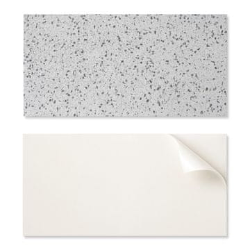 COLORAY Pripravljena za montažo tiskana vinilna plošča 120x60 cm s kamnitim vzorcem in teksturo