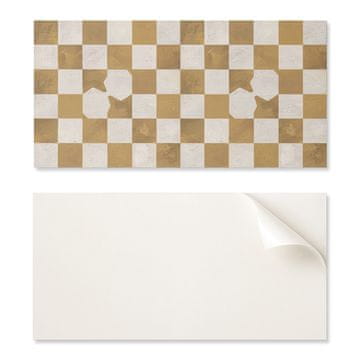 COLORAY Paket vinilnih stenskih ploščic z abstraktnim šahovskim vzorcem 6x60x30 cm