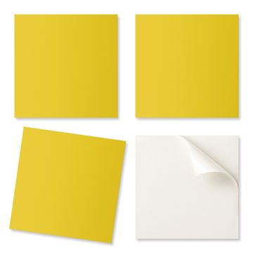 COLORAY Komplet samolepilnih vinilnih ploščic z vzorcem za spalnico, rumene barve, 4x50x50 cm