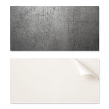 COLORAY Paket vinilnih ploščic za enostavno namestitev s kovinsko teksturo površine 10x40x20 cm
