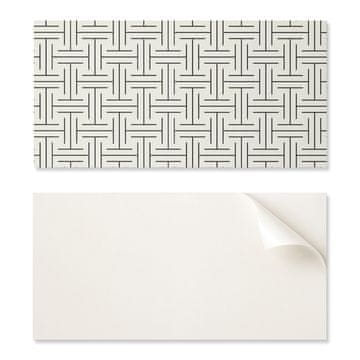 COLORAY Samolepilna vinilna plošča s potiskom 100x50 cm geometrijski karo vzorec