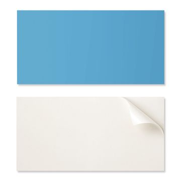 COLORAY Komplet vinilnih ploščic z motivom za kuhinjo in dnevno sobo, modre barve, 10x40x20 cm