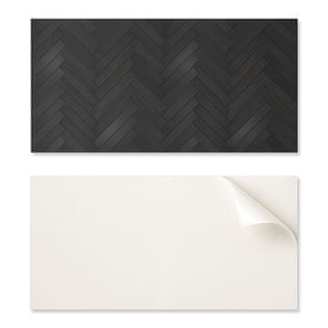 COLORAY Komplet vinilnih ploščic za enostavno polaganje, vzorec ribje kosti, parket 10x40x20 cm