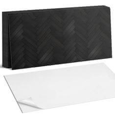 COLORAY Komplet vinilnih ploščic za enostavno polaganje, vzorec ribje kosti, parket 10x40x20 cm