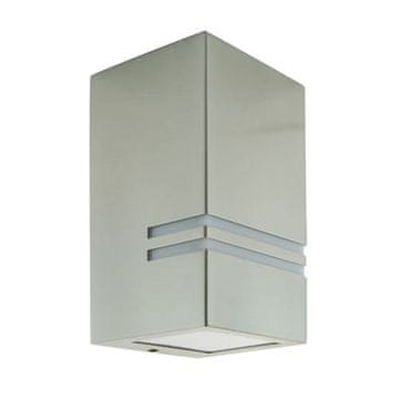 Ideus Zunanja vrtna stenska svetilka mat krom IP54 35W keler GU10 nerjaveče jeklo Ideus 03017
