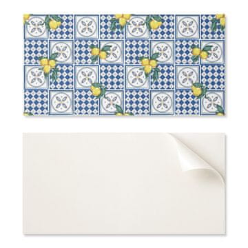 COLORAY Dekorativne vinilne talne ploščice z motivom limone na ploščicah 6x60x30 cm