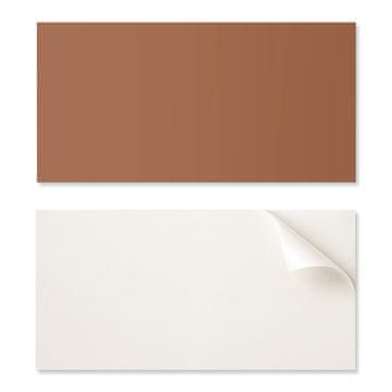 COLORAY Lepljena PVC plošča z motivom, idealna za hodnik 120x60 cm, rjava barva