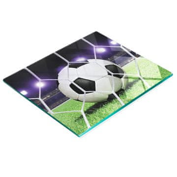 shumee Kuhinjska deska iz kaljenega stekla z dekorativno grafiko - nogometni stadion 60x52 cm