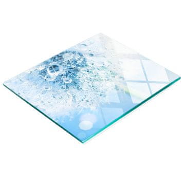 shumee Kuhinjska večnamenska dekorativna tabla iz kaljenega stekla z motivom regrata 60x52 cm